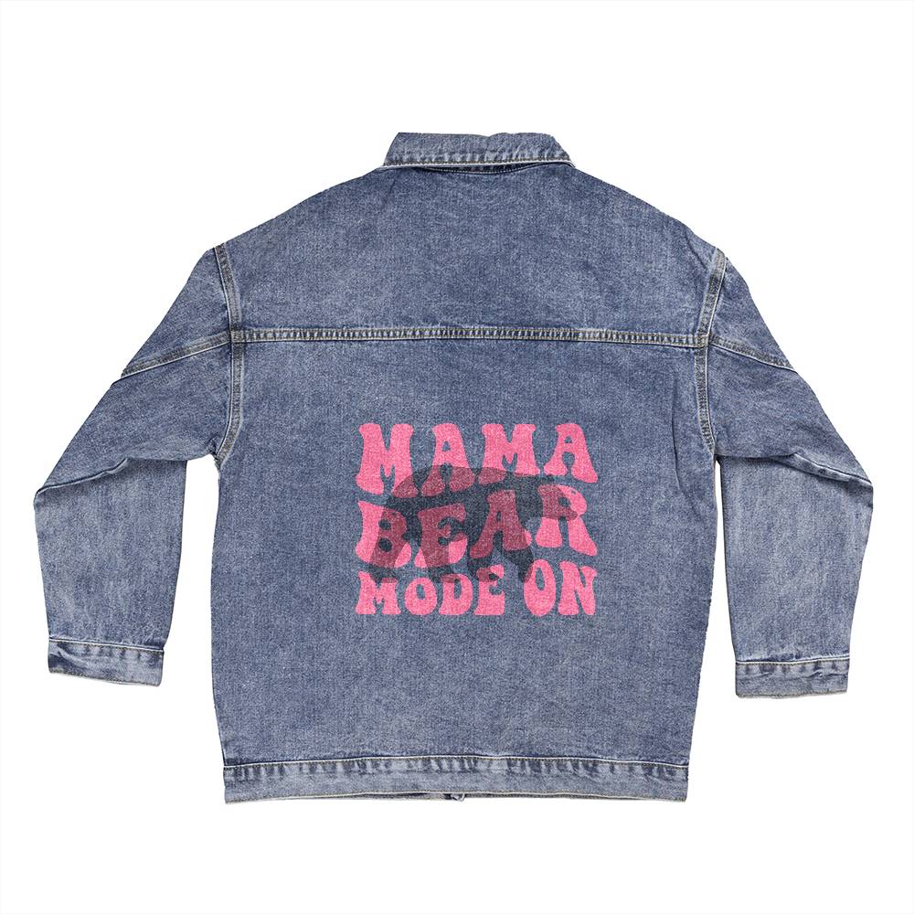 Mama bear jean jacket hotsell